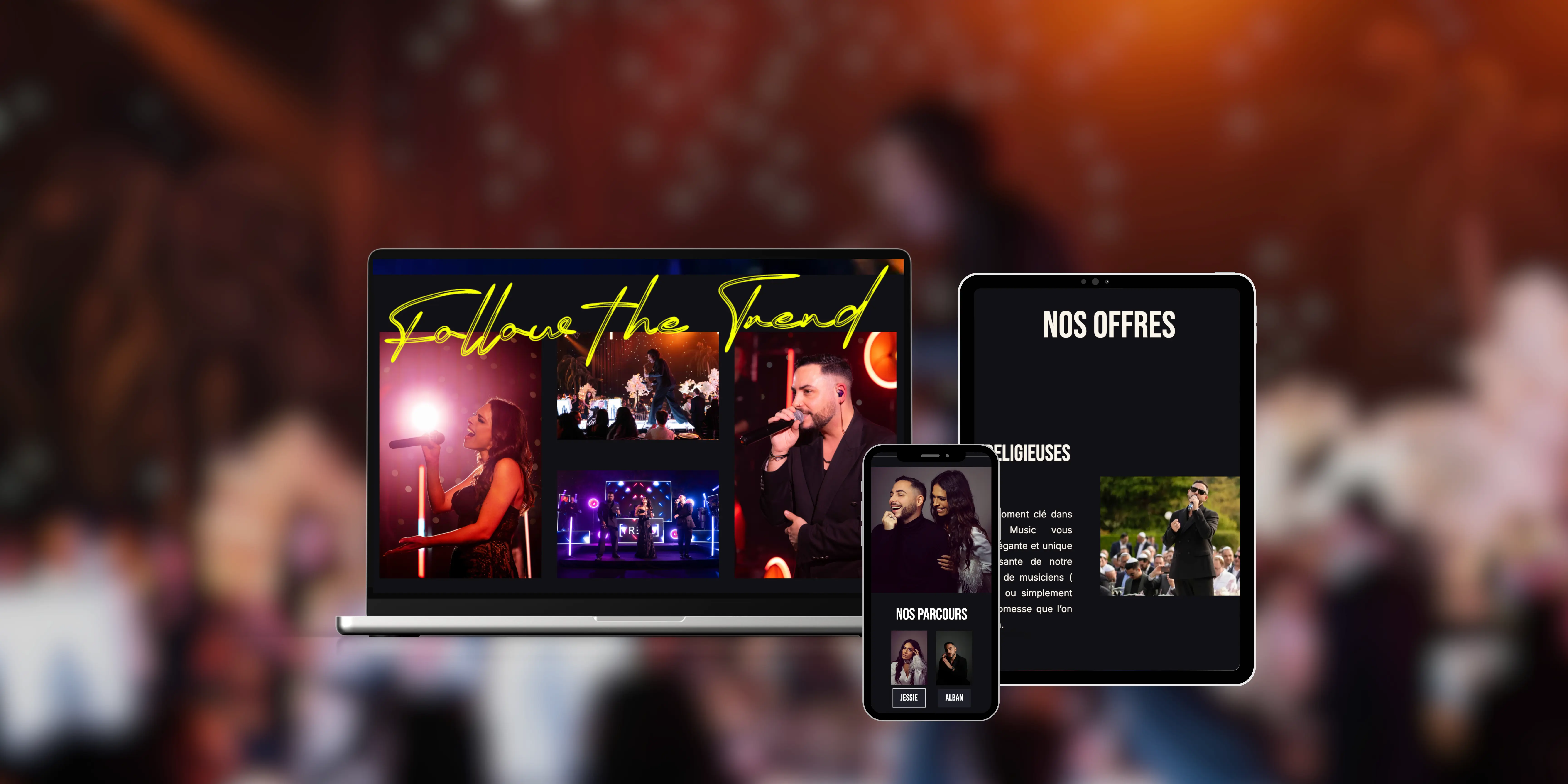 Projet TrendMusic — Site vitrine